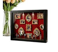 Kit DIY Petite Boîte Silhouette Museum À Assembler,Décor de Mémoire avec Mini Figurines - Cadre d'Mini Musée - Idée Cadeau et pour Mariage, Anniversaire, Fêtes,