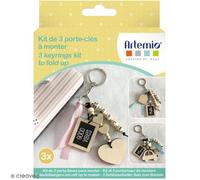 Kit DIY porte-clés - Merci - 3 pcs - Personnalisable - Mixte - Adulte