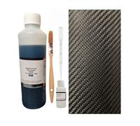 Kit DIY Résine Polyester Marine 500g avec Catalyseur, Coupon de Carbone, Pinceau et Pipette
