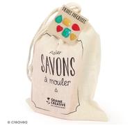 Kit DIY Savons - GRAINE CRÉATIVE - Mon atelier savon - 6 pcs - 100% coton - Mixte