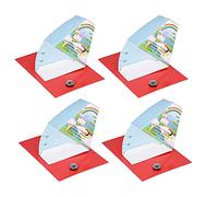 Kit DIY Scientifique Enfant, 4 Ensembles Compteur Éducatif en Carton | Assemblage ludique du cadran solaire, développement de la logique, activité manuelle pour groupe ou classe