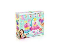 Kit DIY Squishy CANAL TOYS Squish Squish Factory moules, mixeur et décos Rose/Turquoise/Jaune