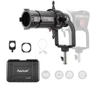Kit d'objectif 19° pour Aputure Spotlight Mount Modificateur de Projection ellipsoïdal Compatible avec Storm 400x, 700x ; Amaran Halo 600x, 300x, 200x ; et Ray 360c, 660c