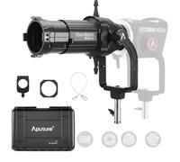 Kit d'objectif 36° pour Aputure Spotlight Mount Modificateur de Projection Compatible avec Storm 400x / 700x, Amaran Halo 600x / 300x / 200x et Ray 360c / 660c