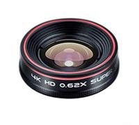 Kit d'objectif de téléphone 3 en 1, 0,62 120 ° grand angle 235 ° Fisheye 25 Macro HD caméra frontale externe à clipser pour iPhone pour Android compatible (objectif grand angle)