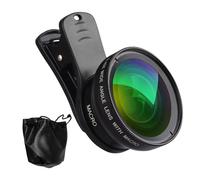 Kit d'objectif pour appareil photo de téléphone portable avec angle ultra-aile 0,45x et fonction macro 15x, ensemble de lentilles universelles | photographies pratiques pour