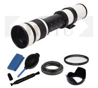 Kit d'objectif zoom téléobjectif JINTU 420-800mm F/8.3 MF pour NIKON D90 D80 D7500 D7200 D7100 D5600 D5500 D5400 D5300 D5200 D5100 D3200