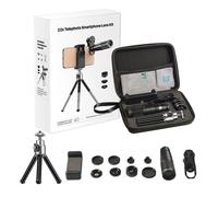 Kit D'objectifs Apexel 22x105 4-En-1 : Téléscope, Macro, Grand-Angle, Fisheye
