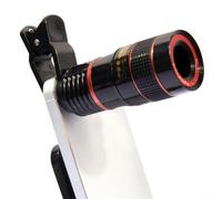 Kit d'objectifs multifonctions pour smartphones macro grand angle Fish Eye - Noir