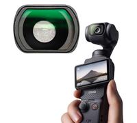 Kit d'objectifs pour caméra DJI Osmo Pocket 3 - Grand angle, macro, téléobjectif et objectif cinématographique anamorphique 1,15X - Verre Schott résistant aux rayures et aux taches