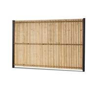 Kit d'occultation lattes bois pin 8 mm - L 2m50 - H 1m03