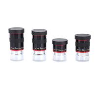 Kit d'oculaires Ultra Grand Angle 1,25" 68°, Ensemble d'oculaires de télescope, Longueur focale de 6 mm, 9 mm, 15 mm, 20 mm, Verre Optique entièrement Multicouche avec Aluminium