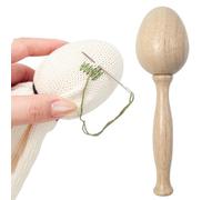 Kit d'oeufs ReMando - œuf de remonde en bois, outil de réparation pour chaussettes, kit de réparation | REMANDO Egg avec mangue pour chaussettes, kit de réparation de patch