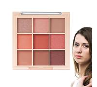 Kit d'ombres de luxe - Palette de pigments mats multicolores mats, poudre de maquillage - Collection d'yeux compacte avec texture soyeuse - Idéal pour bar, fête, usage quotidien.