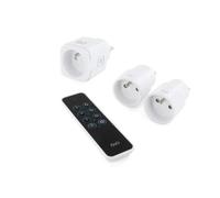 Kit domotique 2 prises nano 433 MHz + 1 prise WiFi + télécommande - DiO