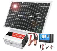 Kit d'onduleur solaire hors réseau 300 W avec contrôleur de charge 30 A - Idéal for les solutions électriques for camping-car, maison et hangar