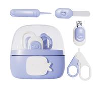 Kit d'ongles pour bébé, kit coupe-ongles pour bébé,Coupe-ongles de dessin animé, couvercle anti-poussière - Soins de manucure, ensemble de ciseaux à ongles, tondeuses, ciseaux, pincettes, soins de toi