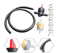 Kit d'optimisation du carburant avec robinet d'essence, filtre, tuyau et colliers de serrage