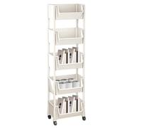 Kit d'organisation de chariot à roulettes - Kit de chariot pratique pour livres | Chariot multicouche pour ranger des livres, organiser des pièces, des espaces étroits pour la salle d'étude, la salle