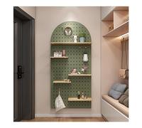 Kit d'organisation de panneaux perforés en bois - Organisateur mural pour la maison, le bureau et le garage, facile à monter - Parfait pour organiser les outils et les fournitures