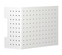 Kit d'organisation de panneaux perforés - Planche de rangement murale pour outils pour la maison, le bureau, la cuisine, l'entrepôt, l'atelier, la salle d'artisanat - Design en métal durable pour une