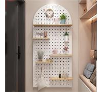 Kit d'organisation murale en bois à faire soi-même, panneaux d'affichage polyvalents pour la maison, le bureau, la cuisine, le garage et les salles d'artisanat, 60 x 120 cm, blanc - Maximisez l'espace