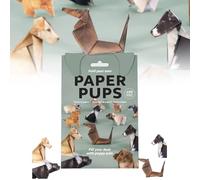 Kit d'Origami pour Chats en Papier DIY - Ensemble de 50 Feuilles pour Création 3D, Modèles Animaliers Créatifs pour Enfants et Adultes, Décorations et Cadeaux Artisanal pour Amateurs de Chats