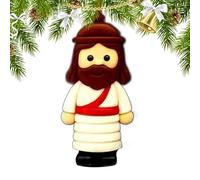 Kit d'ornements de noël à faire soi-même, ensemble d'artisanat d'arbre à boutons de 7,6x5x5cm, fournitures de fête saisonnières, fabrication d'ornements créatifs et amusants | Activité artisanale de b