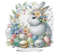 Kit d'ornements de table de forme spéciale - Lapin de Pâques diamant art