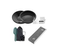 VEVOR Kit d'Orpaillage Portable 16 Pièces Rampe d'Orpaillage 30,48 cm en Aluminium Résistant avec Bâtée Tamis Pipettes Pelle et Sac de Transport Sluice pour Mineur Prospecteur d’Or Jardin Rivières