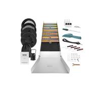 Kit d'Orpaillage Portable 23PCS Rampe d'Orpaillage 127cm Aluminium Avec Pelle