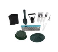 Kit d'orpaillage Portable, boîte à écluse en Alliage d'aluminium de 12 Pouces avec radiers intégrés et Mousse minière, pour la Prospection d'or, Le dragage et l'orpaillage