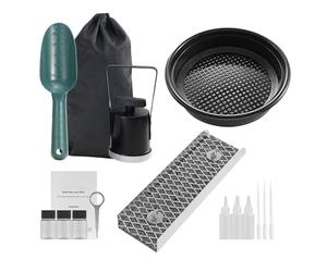 Kit d'Orpaillage Portable,Jouets de Plein Air pour,Ensemble de Chercheur d'Or avec Fioles - pour exploration en rivières, ruisseaux, lacs, montagnes pour orpailleurs et