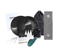 VEVOR Kit d'Orpaillage Portable 16 Pièces Rampe d'Orpaillage 30,48 cm en Aluminium Résistant avec Bâtée Tamis Pipettes Pelle et Sac de Transport Sluice pour Mineur Prospecteur d’Or Jardin Rivières