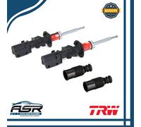 Kit Double Amortisseurs Avant FIAT PANDA 4X4 Noir TRW 141A + Butées Poussière