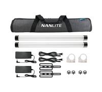 NANLITE Dual Kit Pavotube II 15X avec Batterie