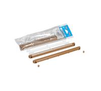 Kit double régulateur + déflecteur + cache vis + vis 22m³ - bois clair - 1KHF122C