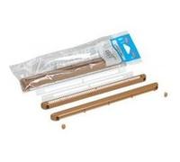 Entrée d'air autoréglable NICOLL double régulateur + déflecteur + cache vis + vis