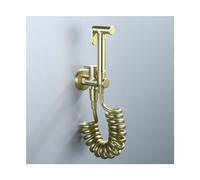 Kit Douchette WC Brossé Pulvérisateur Bidet Main Haute Pression Tuyau 3M Laiton Toilettes Hygiène Personnelle