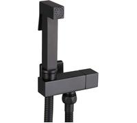 Kit Douchette WC, Noir Pulvérisateur de Bidet à Main en Laiton Bidet Pulvérisateur Mural Douchette WC Kit Complet , Hygiène