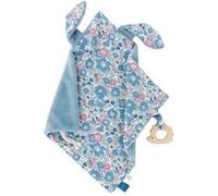Kit doudou lapinou Liberty + hérisson Com'1 Idée(...) - Bleu (Betsy Bleu)
