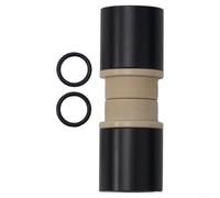 Kit Douille Arrière Vélo Aluminium 22-68mm Compatible pour Fox | Tube intérieur 8mm, extérieur 12mm, pad caoutchouc 18mm, réduit jeu mécanique, amortissement amélioré, usage longue durée