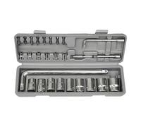 Kit douilles métriques Kit d'outils à main de réparation mécanique avec | Assortiment complet de douilles Pour Voiture Moto Camion Atelier Industriel Garage et Maison