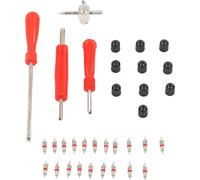 Kit d'outil de démontage de tiges de valve,Outil d'installation de tiges de valve de pneu,Outil de démontage de tiges de valve,Kit d'outil d'installation de tiges de valve,Kit de réparation de tiges d