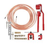 Kit d'outil d'évolution de la ligne de frein - outil d'évolution de 3/16 pouces | de tube | Kit en acier polyvalent pour la coupe, la flexion, la formation en automobile, en CVC, en plomberie ou