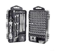 Kit d'outils 135 en 1 avec tournevis de haute précision pour une variété d'appareils électroniques et d'appareils (gris)