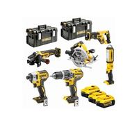 DEWALT Pack 6 outils 18V Li-Ion (3x5Ah) - DCK623P3