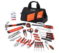Kit d'Outils 219 Pieces avec Sac Durable ValueMax, Caisse a Outils Complete pour Bricolage, Reparation et Entretien Domestique