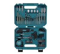 Makita Kit d'outils E-15095 – 60 pièces, forets et embouts métal/pierre/béton/bois