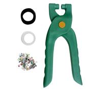 Kit d'outils à œillets et œillets | Outil de presse à main Portable 200 Anneaux à trous métalliques - Ensemble d'anneaux de trou - Kit de presse à douille pour ruban en cuir Bâches Drapeaux